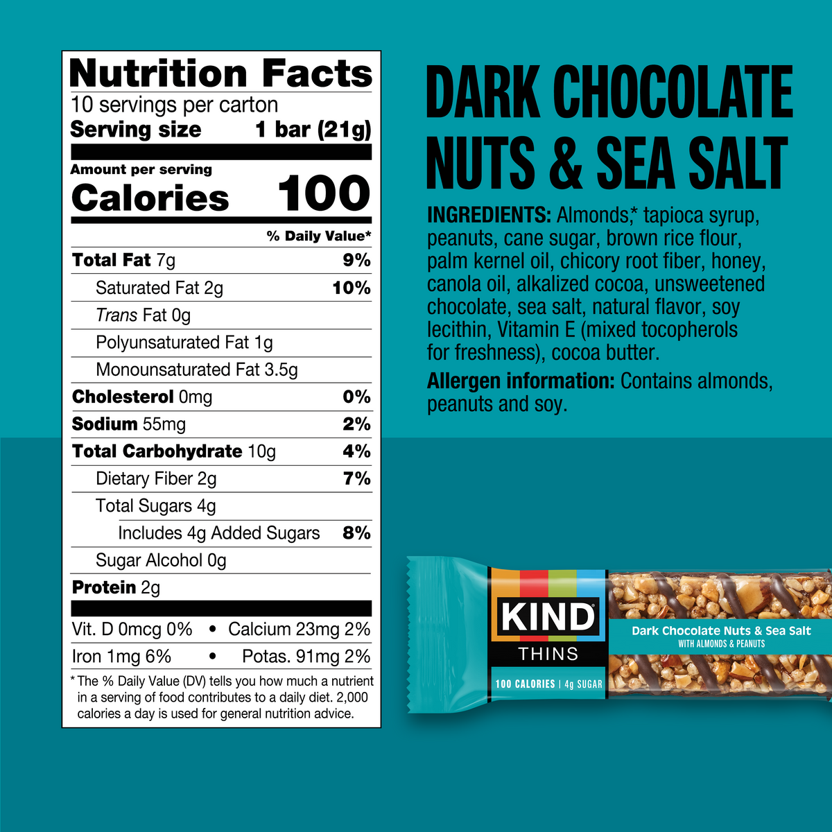 Dark Chocolate Nuts & Sea Salt