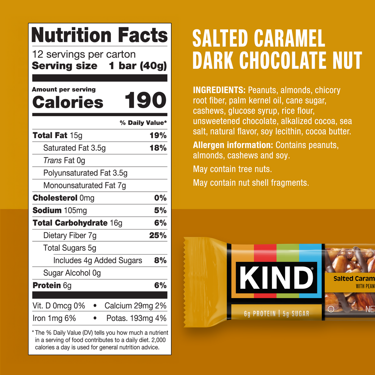 Salted Caramel Dark Chocolate Nut